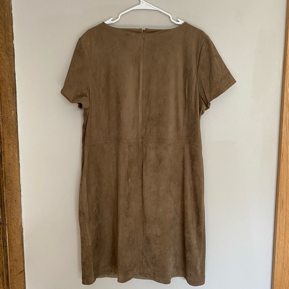 NWT Chico’s Faux Suede Dress - Picture 2 of 4